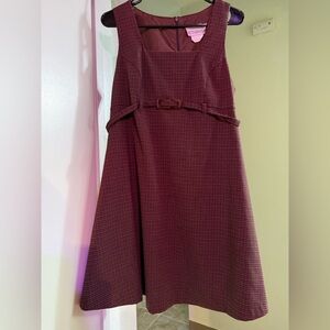 Motherhood Burgundy Maternity Dress